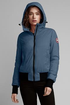 Chamarras Canada Goose Mujer Mexico - Dore Chaqueta De Plumas Azules RF3940276